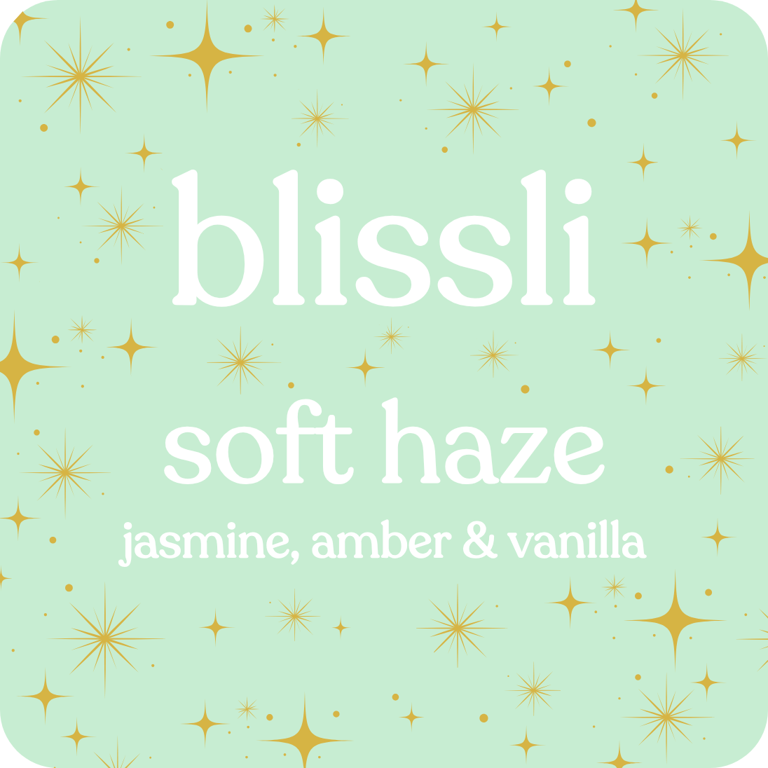 soft haze – jasmine, amber & vanilla soy candle