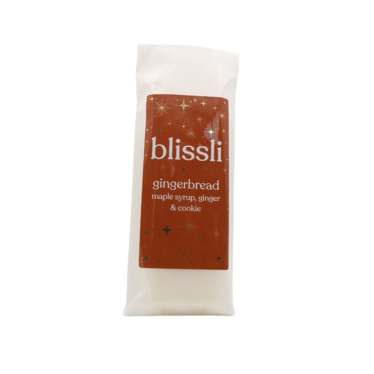 gingerbread wax melt by blissli – maple syrup, ginger and cookie soy wax snap bar