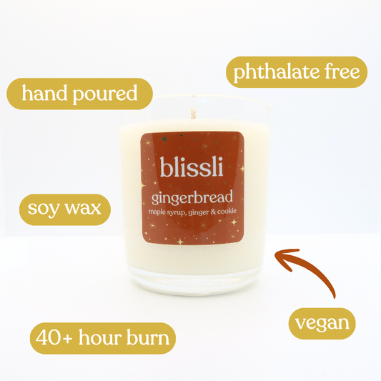 gingerbread – maple syrup, ginger & cookie 220g soy candle