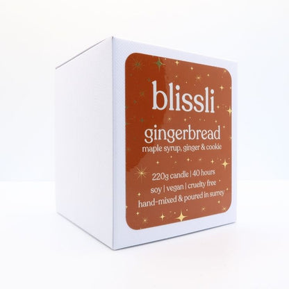 gingerbread – maple syrup, ginger & cookie 220g soy candle