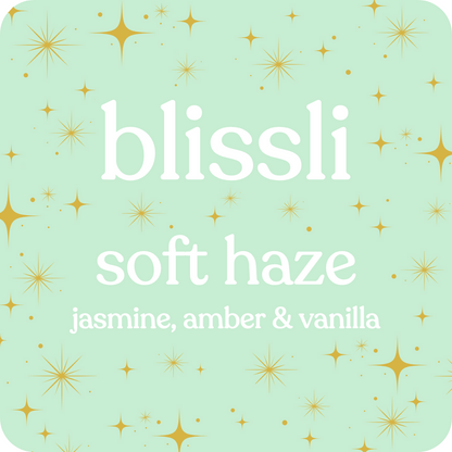 soft haze – jasmine, amber & vanilla soy candle
