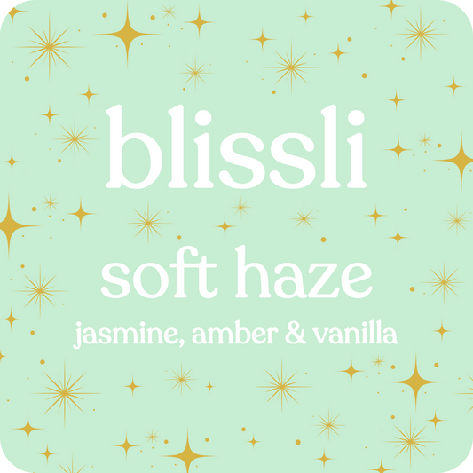 soft haze – jasmine, amber & vanilla soy candle