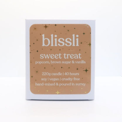 sweet treat – buttery popcorn & brown sugar 220g soy candle