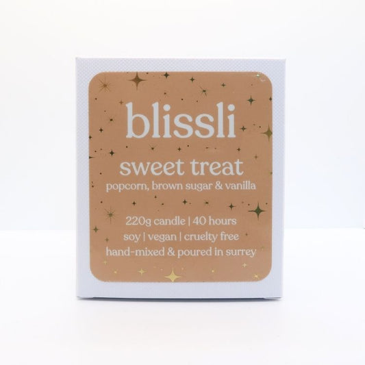 sweet treat – buttery popcorn & brown sugar 220g soy candle