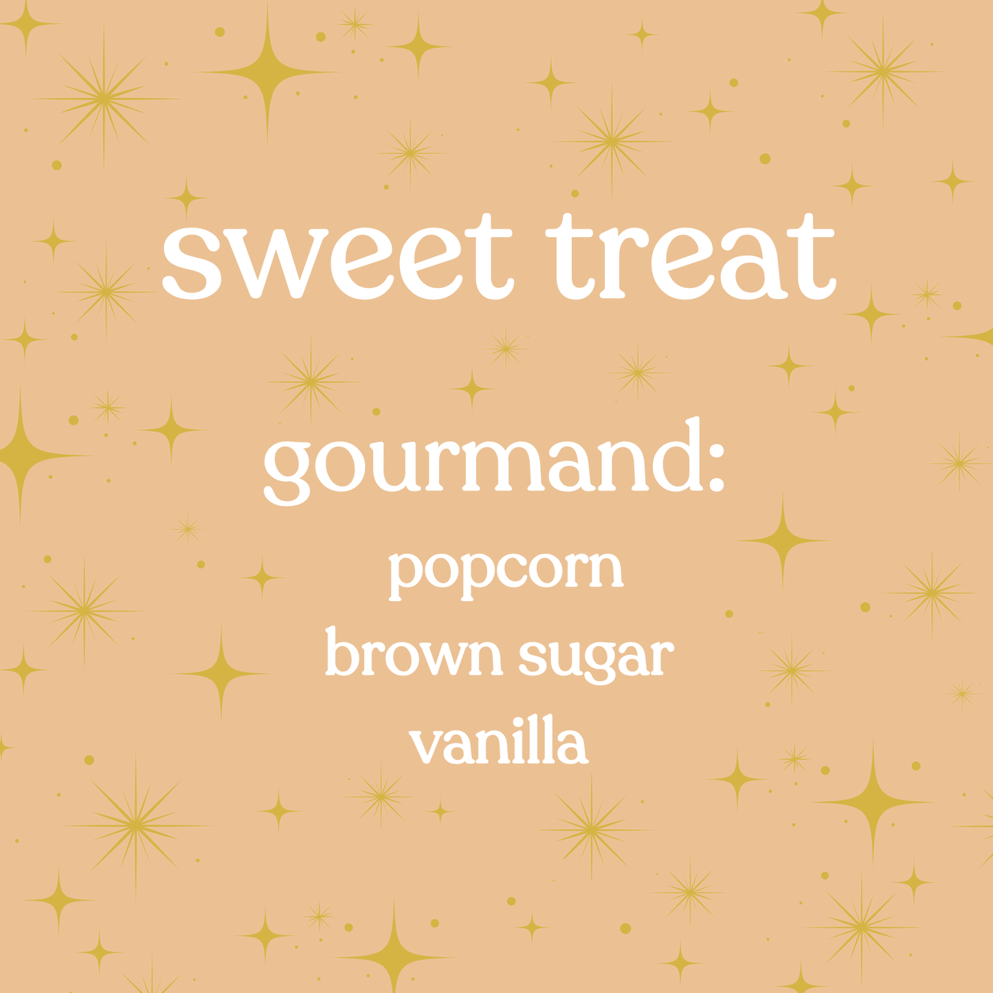 sweet treat soy candle – close-up of jar label by blissli