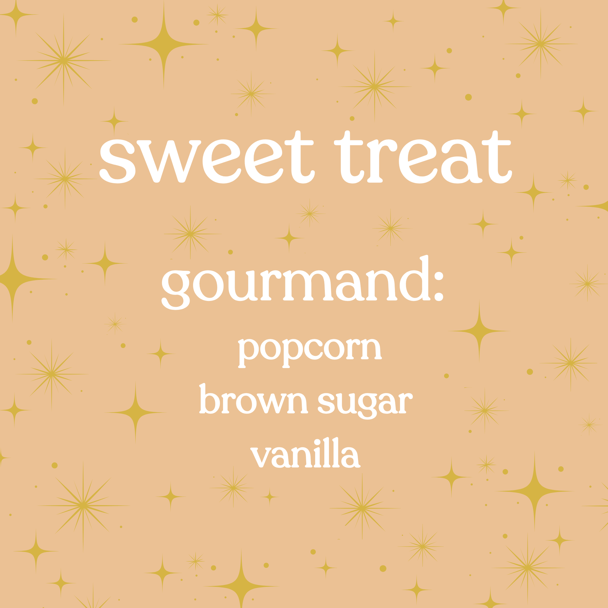 sweet treat soy candle – close-up of jar label by blissli
