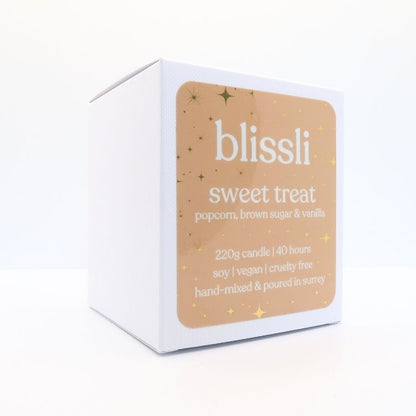 sweet treat – buttery popcorn & brown sugar 220g soy candle