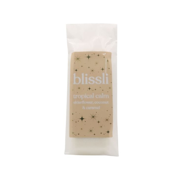 tropical calm – elderflower, coconut & caramel 50g wax melt